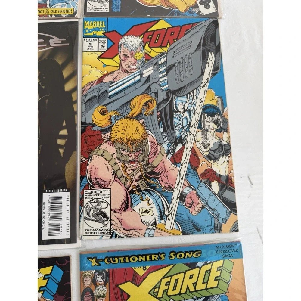 Marvel X-Force Comic Lot 9 Issues 1990s X-Men Cable Stryfe VF NM Set